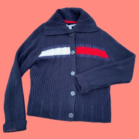 Tommy Hilfiger Sweaters - Vintage Tommy Hilfiger button up sweater